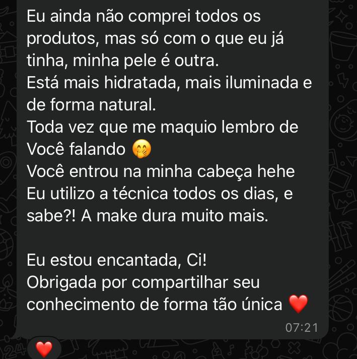Feedback de Patrícia Lima
